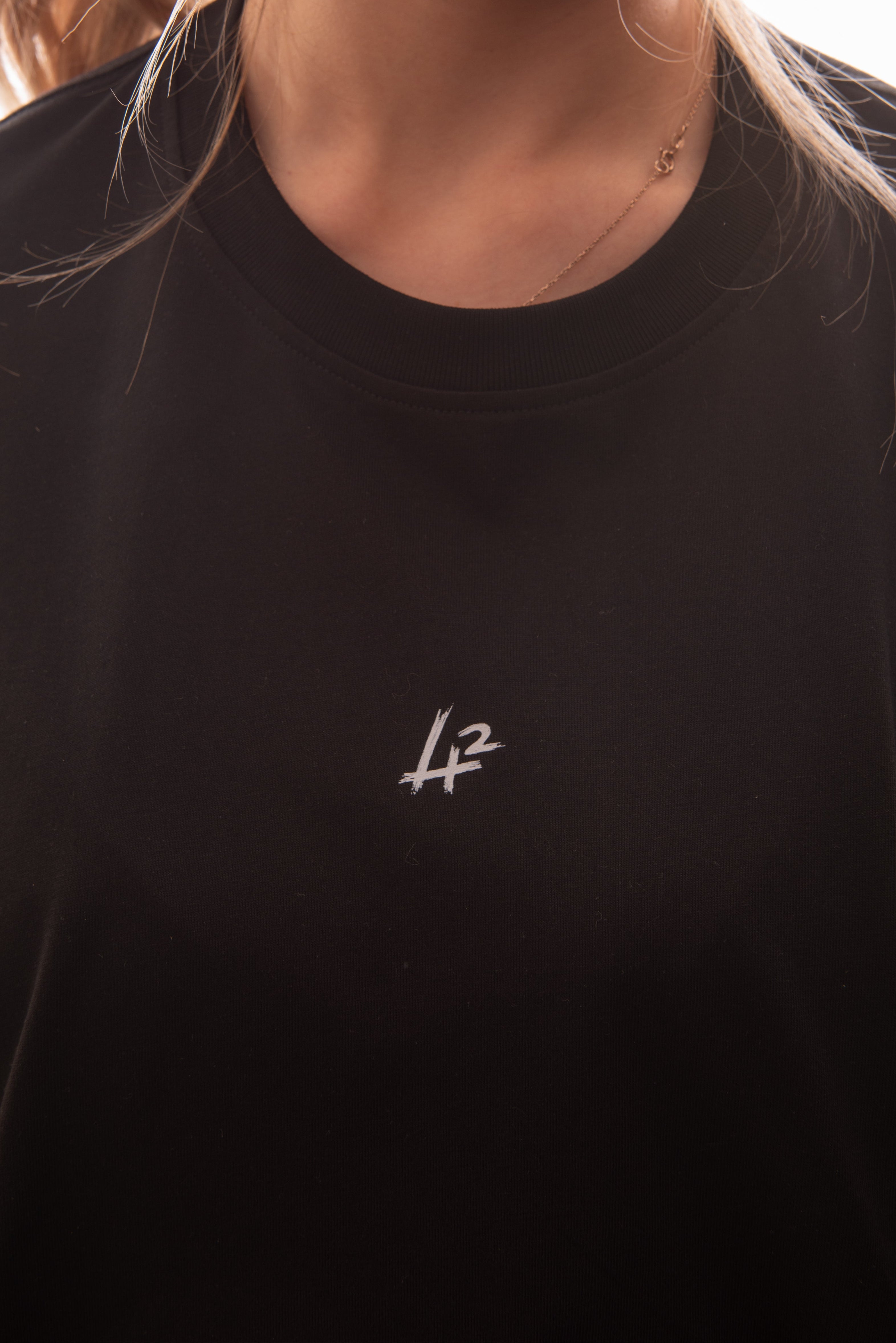 Oversize Deep Drop Shoulder Tee - Ozone