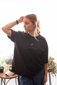Oversize Deep Drop Shoulder Tee - Ozone